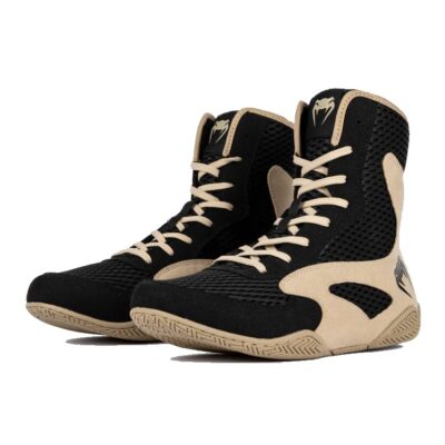 VENUM Contender Boxing Shoes (Black/Sand)