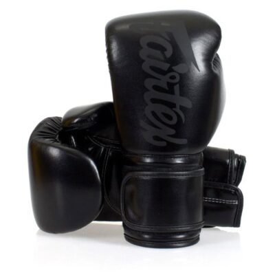 FAIRTEX BGV14SB Boxing Gloves (Solid Black)