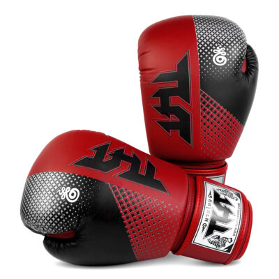 TUFF Muay Thai Boxing Gloves (Red Black) - Image 5
