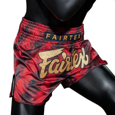 FAIRTEX BS1919 Muay Thai Shorts (RED STEALTH)