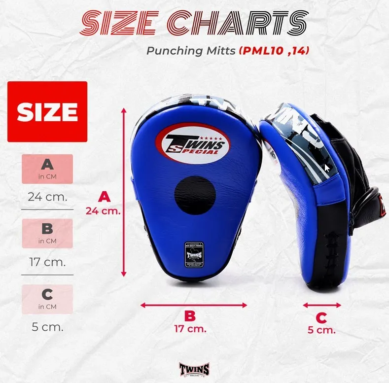 TWINS SPECIAL Curved Focus Mitts PML-10 - Image 3