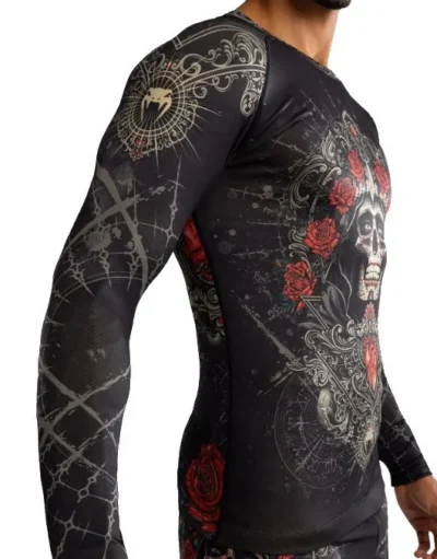 VENUM Santa Muerte 5.0 Men’s Long Sleeve Rashguard - Image 3