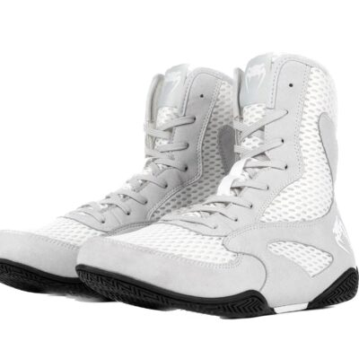 VENUM Contender Boxing Shoes (White/Grey)