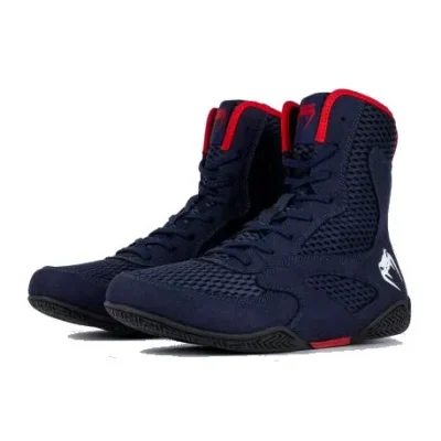 VENUM Contender Boxing Shoes (Navy Blue)