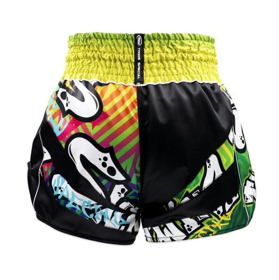 TWINS SPECIAL Muay Thai Shorts (Graffiti) - Image 2